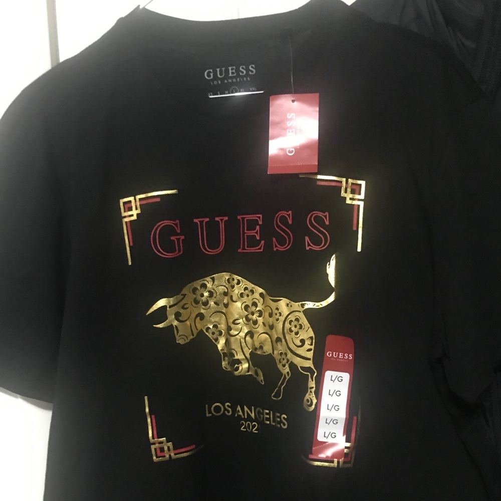 Guess? Maden Lunar New Year Tee Year of the Ox Lrg